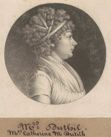 Catherine D. Dutilh, 1801. Creator: Charles Balthazar Julien Févret de Saint-Mémin