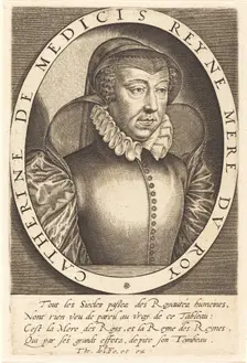 Catherine de Medici, Queen of France. Creator: Thomas de Leu