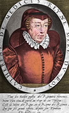 Catherine de Medici, Queen of Henry II of France, c16th century (1894). Artist: Thomas de Leu