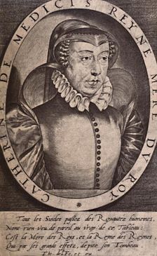 Catherine de Medici, Queen of Henry II of France, c16th century (1894). Artist: Thomas de Leu