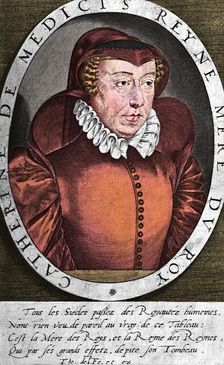 Catherine de Medici, Queen of Henry II of France, c16th century (1894). Artist: Thomas de Leu
