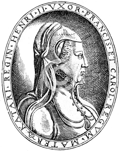 Catherine de Medicis, 1898. Artist: Unknown