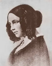 Catherine Dickens (née Hogarth) (1815-1879), the wife of novelist Charles Dickens