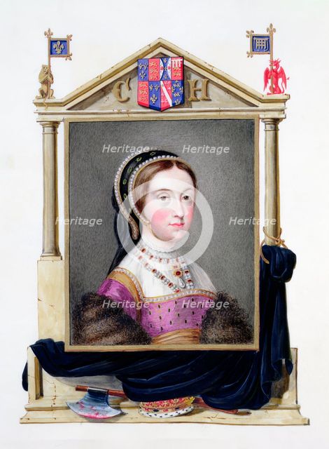 Catherine Howard, fifth wife and Queen of Henry VIII, (1825). Creator: Sarah, Countess of Essex.