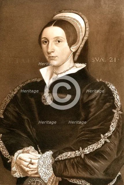 Catherine Howard, fifth wife and Queen of Henry VIII, (1902). Artist: Unknown