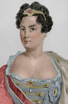 Catherine I of Russia, (1684-1727), 1839. Creator: Augustin François Lemaitre