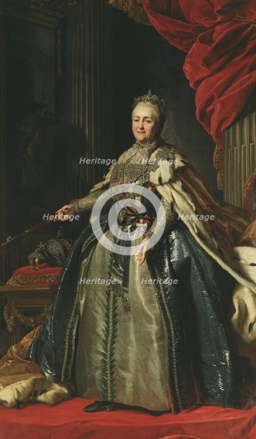 Catherine II, 1729-1796, Empress of Russia, Princess of Anhalt-Zerbst. Creator: Anon.