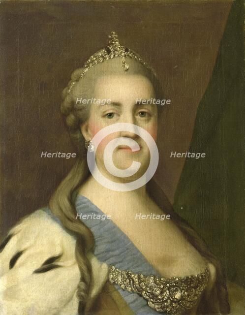 Catherine II (1729-96), Empress of Russia, 1749-1782. Creator: Vigilius Erichsen.