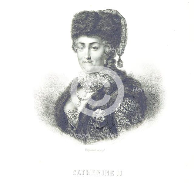 Catherine II, 1855.  Creator: Hopwood.
