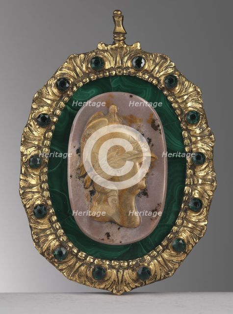 Catherine II as Minerva. Cameo, Last quarter of 18th century. Artist: Maria Feodorovna of Russua, (Sophie Dorothea of Württemberg) (1759-1828)