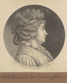 Catherine Keteltas Livingston, 1797-1798. Creator: Charles Balthazar Julien Févret de Saint-Mémin