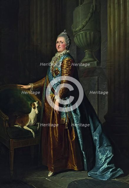 Catherine the Great, 1773. Creator: Pierre Etienne Falconet.