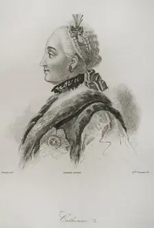 Catherine the Great,1839. Creator: Mme Lesueur