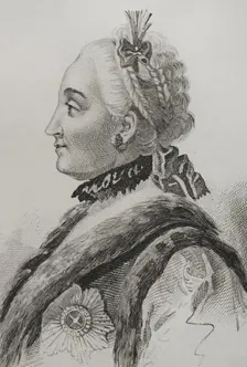 Catherine the Great,1839. Creator: Mme Lesueur