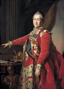 Catherine the Great, Empress of Russia, 1782. Artist: Dmitry Levitsky