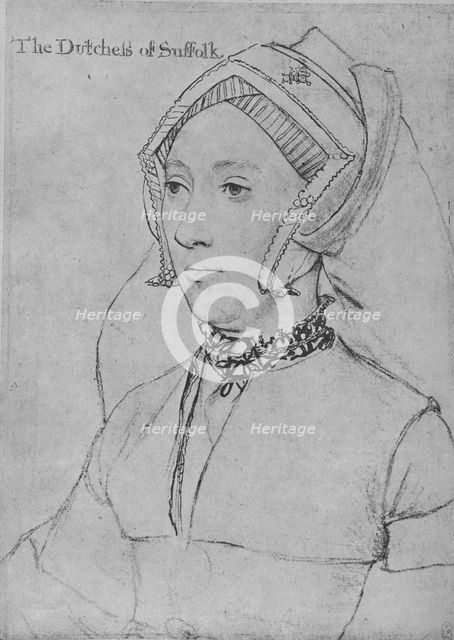 'Catherine Willoughby', c1532-1543 (1945). Artist: Hans Holbein the Younger.