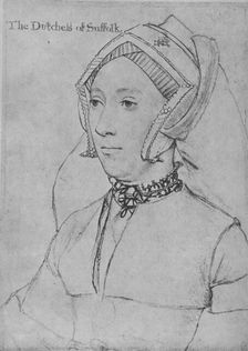 Catherine Willoughby c1532-1543 (1945). Artist: Hans Holbein the Younger
