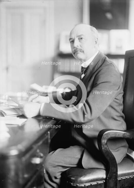 Cato Sells, Commr., Bureau of Indian Affairs, Interior Department, 1914. Creator: Harris & Ewing.