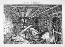 Cato Street conspiracy, 1820. Artist: William Henry Harriott