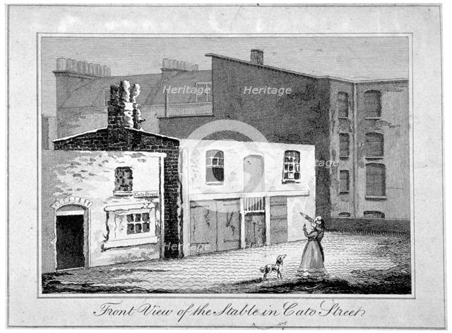 Cato Street conspiracy, 1820. Artist: Anon
