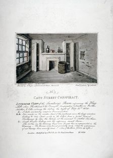 Cato Street conspiracy, 1820. Artist: F Moser