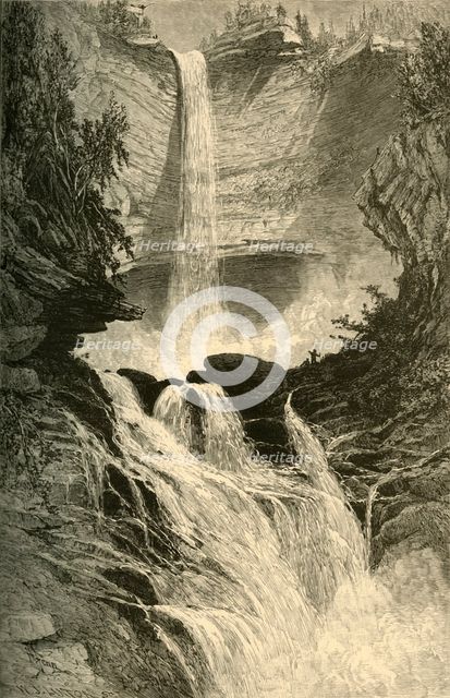'Catskill Falls', 1874.  Creator: W. J. Linton.