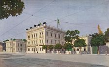 Cattete Palace - The Official Residence of the President of Brazil 1914. Artist: Edgar L Pattison