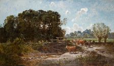 Cattle on the Pasture, 1876. Creator: Jozef Szermentowski