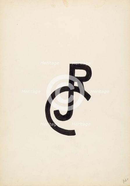 Cattle Brand, c. 1936. Creator: J.Henry Marley.