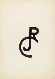 Cattle Brand, c. 1936. Creator: J.Henry Marley