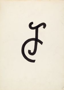 Cattle Brand, c. 1936. Creator: J.Henry Marley