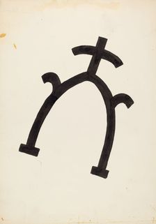 Cattle Brand, c. 1936. Creator: J.Henry Marley