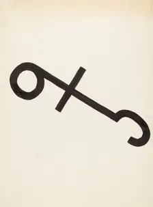 Cattle Brand, c. 1936. Creator: J.Henry Marley
