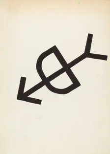Cattle Brand, c. 1936. Creator: J.Henry Marley