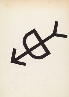 Cattle Brand, c. 1936. Creator: J.Henry Marley