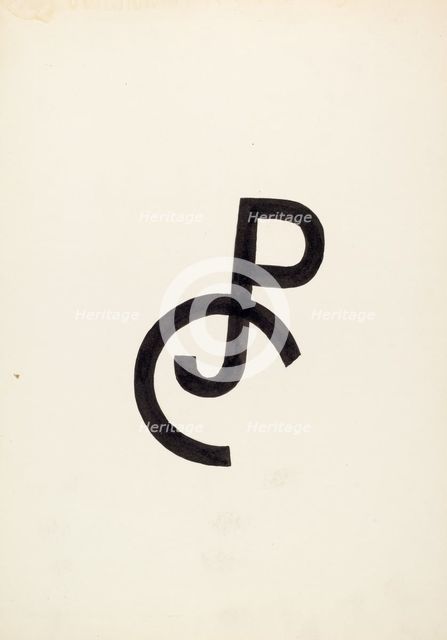 Cattle Brand, c. 1936. Creator: J.Henry Marley.