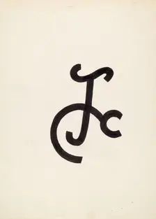 Cattle Brand, c. 1936. Creator: J.Henry Marley