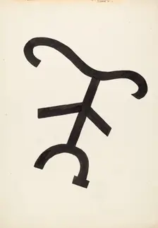 Cattle Brand, c. 1936. Creator: J.Henry Marley