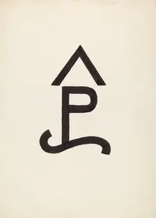 Cattle Brand, c. 1936. Creator: J.Henry Marley