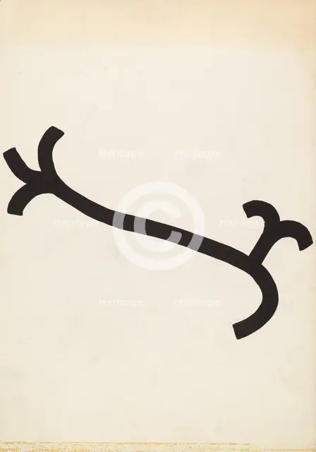 Cattle Brand, c. 1936. Creator: J.Henry Marley.