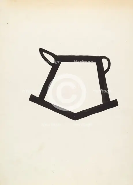 Cattle Brand, c. 1936. Creator: J.Henry Marley.