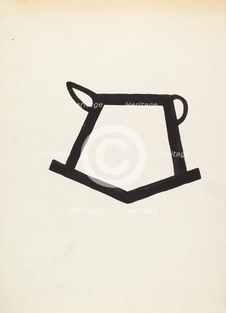 Cattle Brand, c. 1936. Creator: J.Henry Marley.