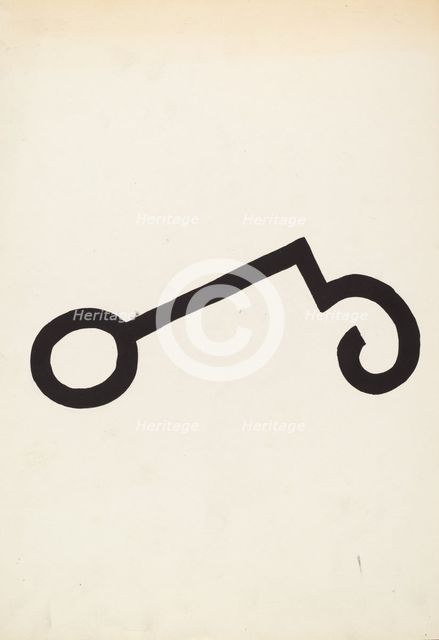 Cattle Brand, c. 1936. Creator: J.Henry Marley.