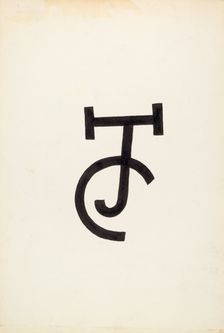 Cattle Brand, c. 1936. Creator: J.Henry Marley