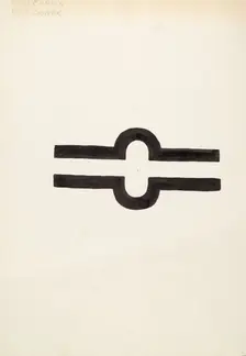 Cattle Brand, c. 1936. Creator: J.Henry Marley