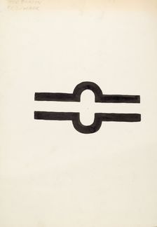 Cattle Brand, c. 1936. Creator: J.Henry Marley