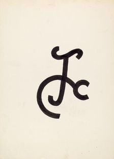 Cattle Brand, c. 1936. Creator: J.Henry Marley