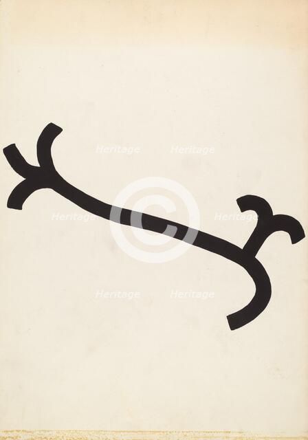 Cattle Brand, c. 1936. Creator: J.Henry Marley.