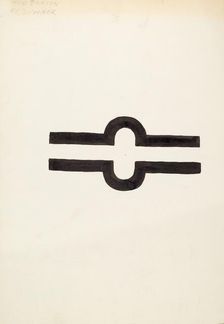 Cattle Brand, c. 1936. Creator: J.Henry Marley