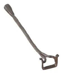 Cattle branding iron used by the Bell family, ca. 1878. Creator: Unknown
